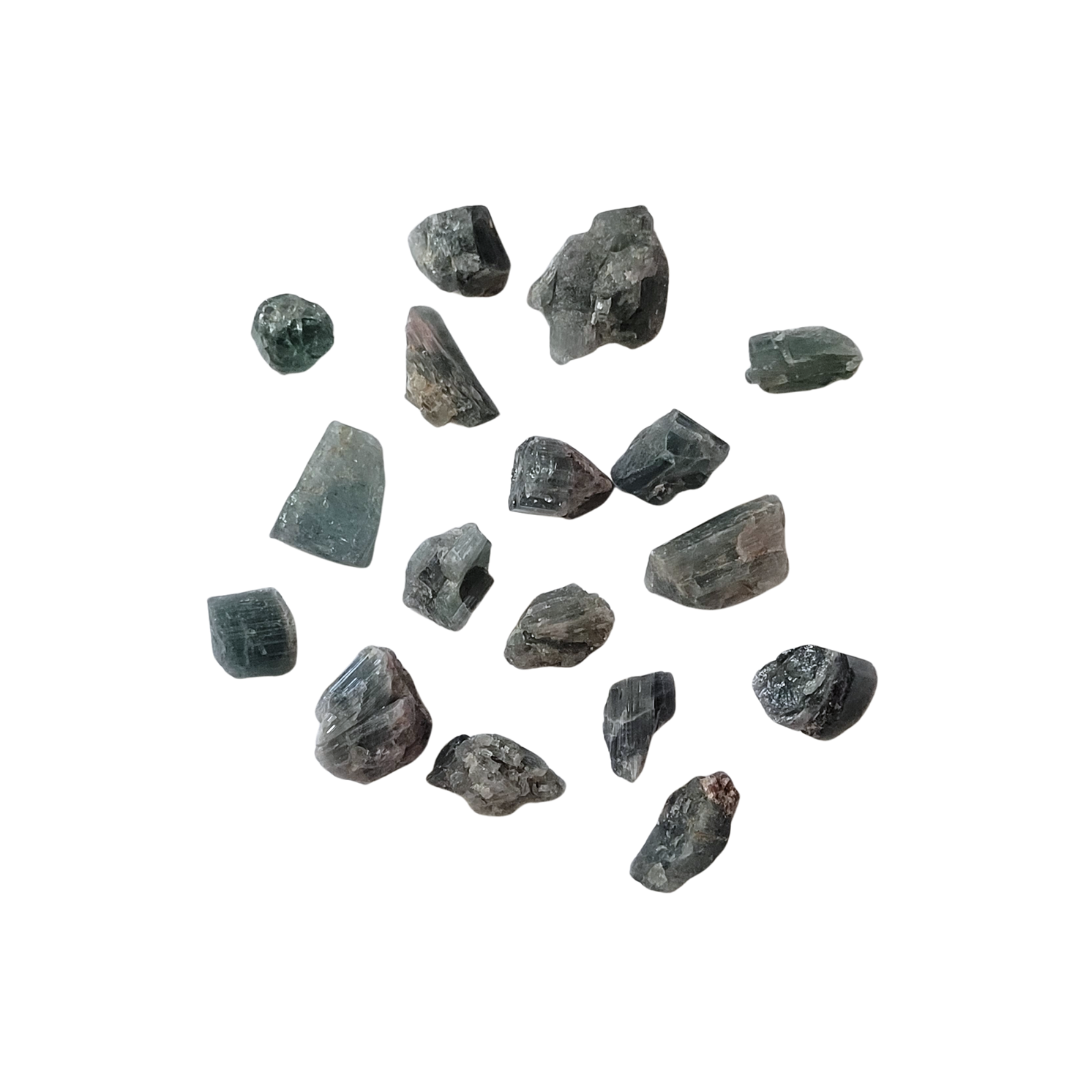 Blue Tourmaline Rough Chips