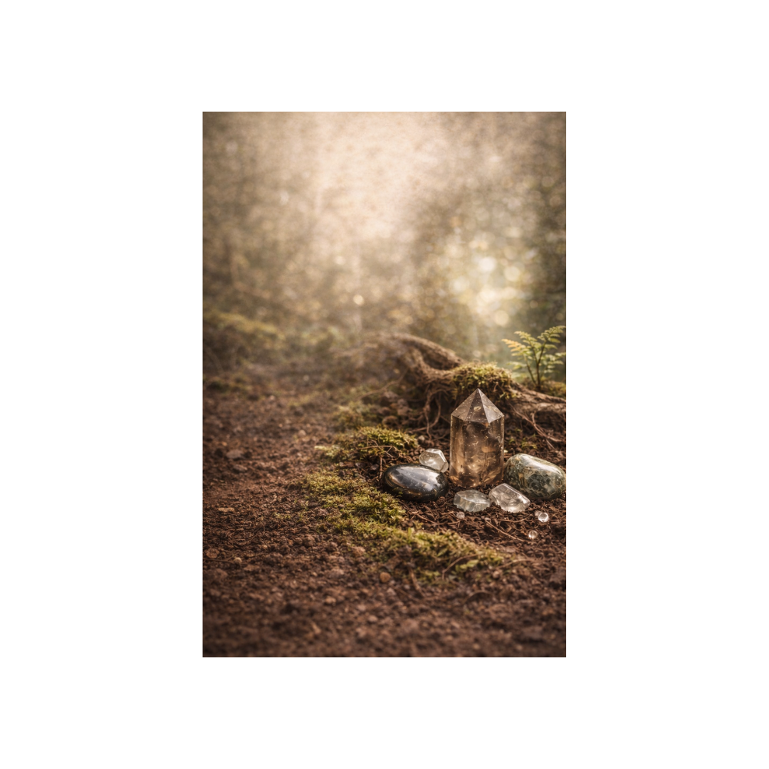 Ground & Stabilise – Elemental Intention Card (Earth)