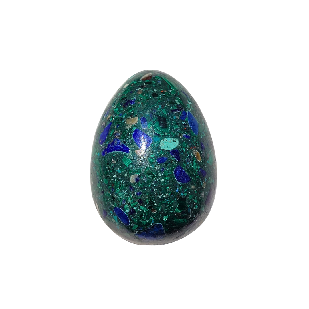 Malachite & Lapis Lazuli Egg - 4.5cm