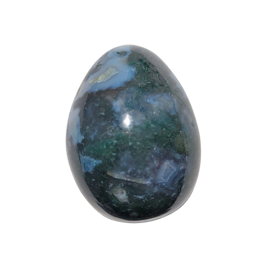 Moss Agate Egg - 4.5cm