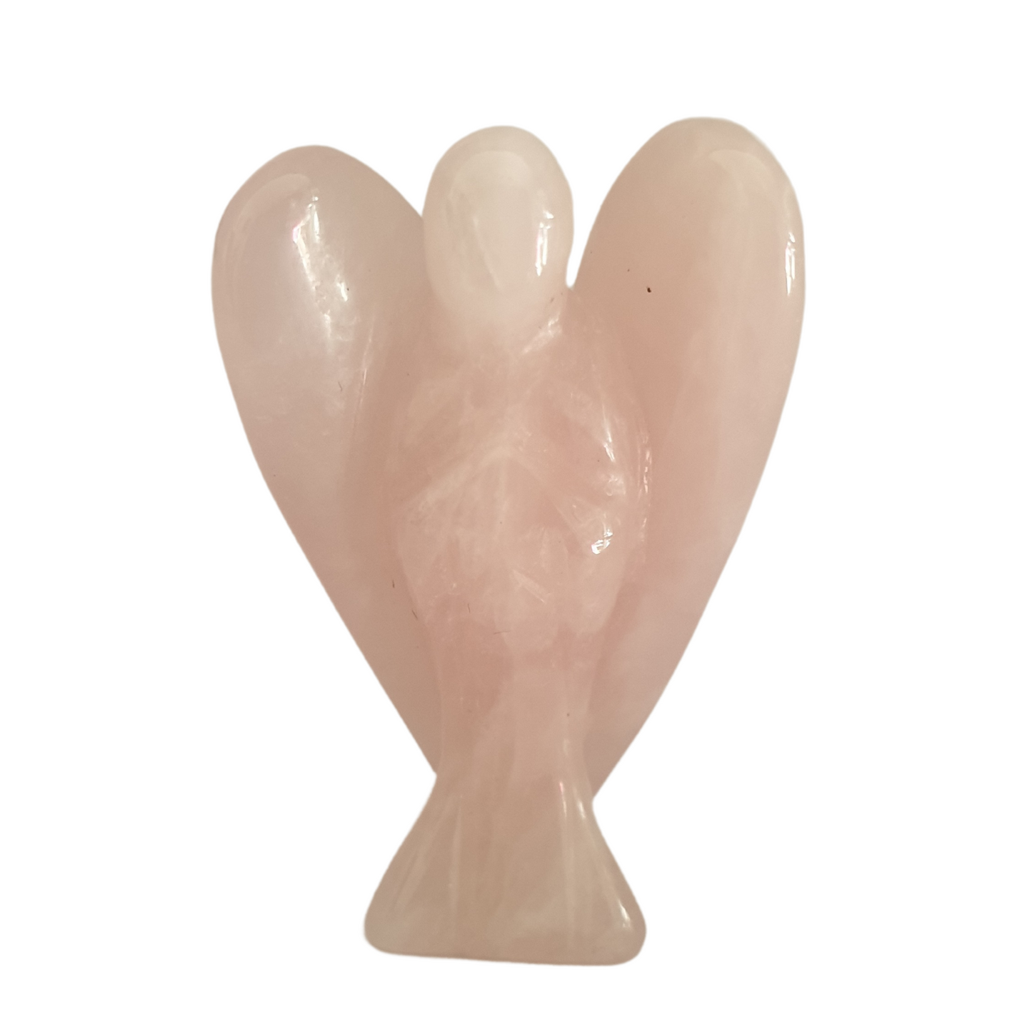 Rose Quartz Pocket Angel 3.5cm high