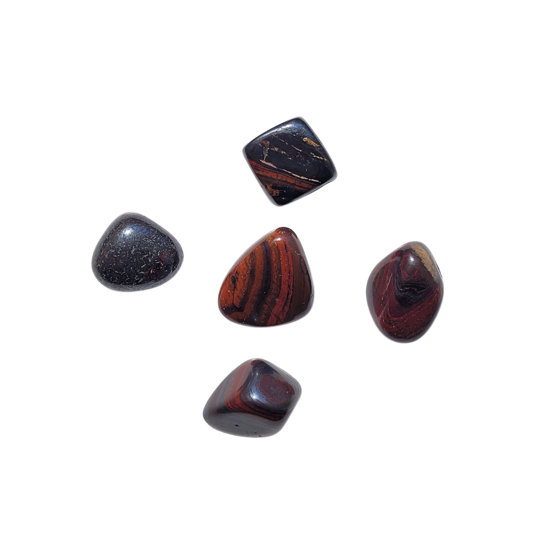 Tiger Iron Tumble stone