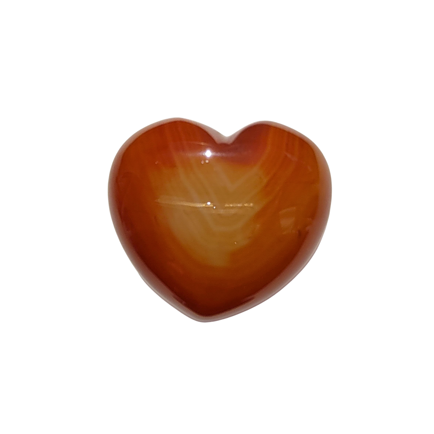 Carnelian Crystal Heart