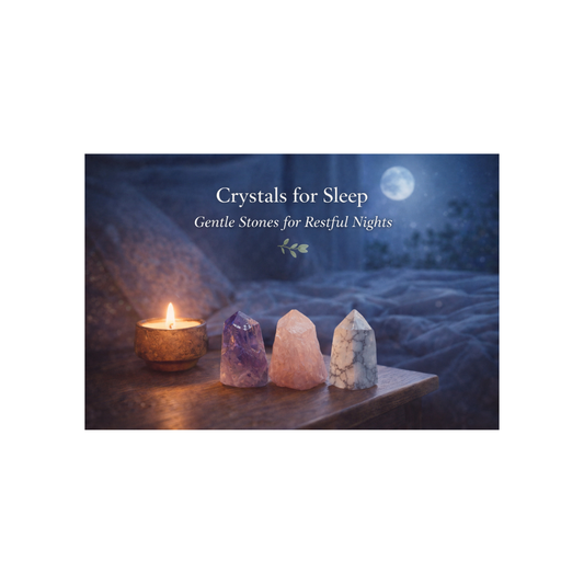 Crystals for Sleep: Gentle Stones for Restful Nights