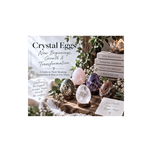 Crystal Eggs: New Beginnings, Growth & Transformation