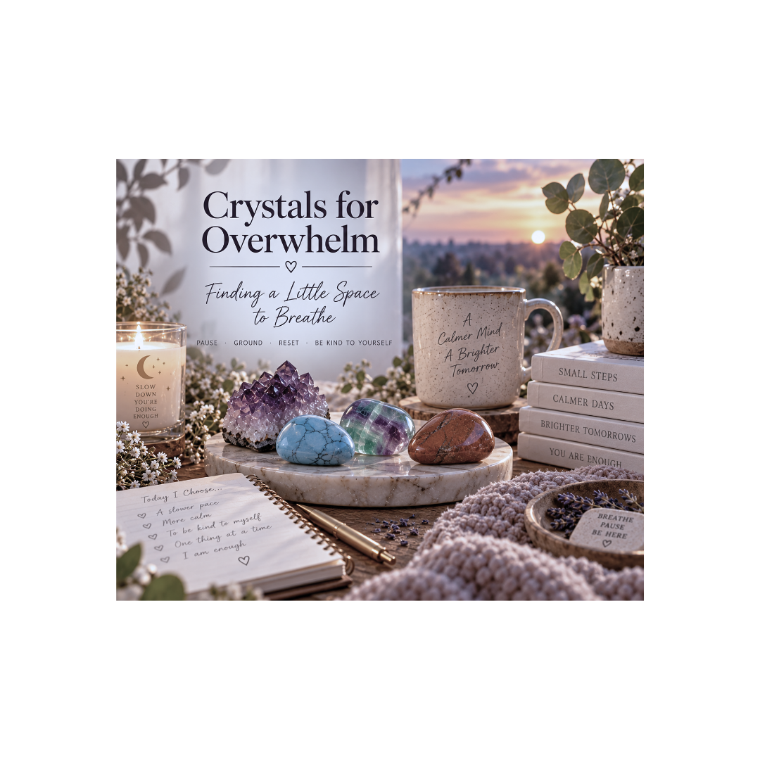 Crystals for Overwhelm: Finding a Little Space to Breathe