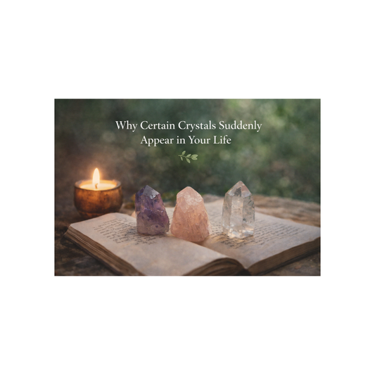 Why Certain Crystals Suddenly Appear in Your Life