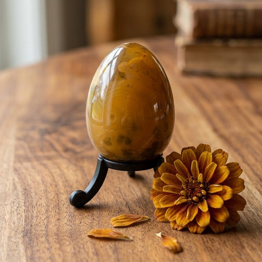 Regular Ocean Jasper Crystal Egg