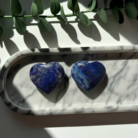 Mini Lapis Lazuli Crystal Heart