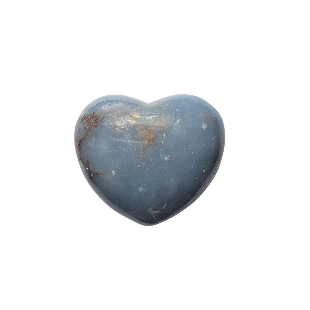 Regular Angelite Crystal Heart