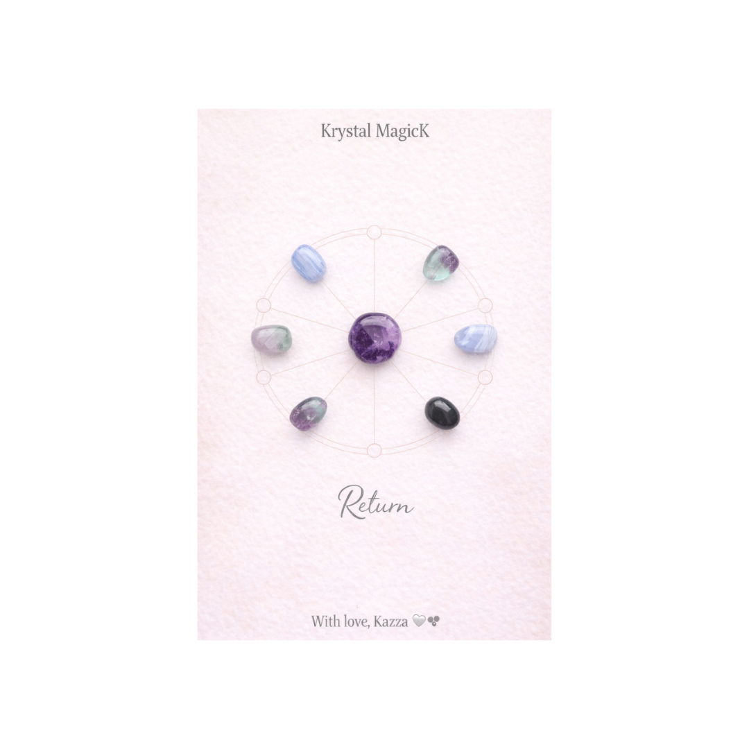 🔵 Crystal Grid – Balance | Calm & Flow