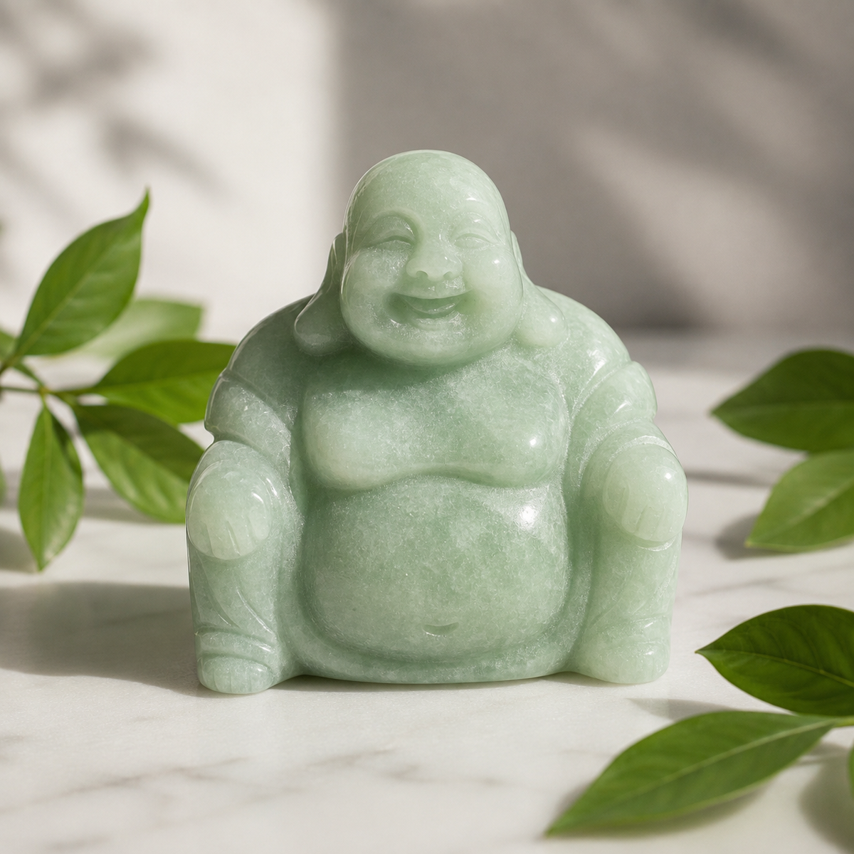 New Jade Crystal Buddha