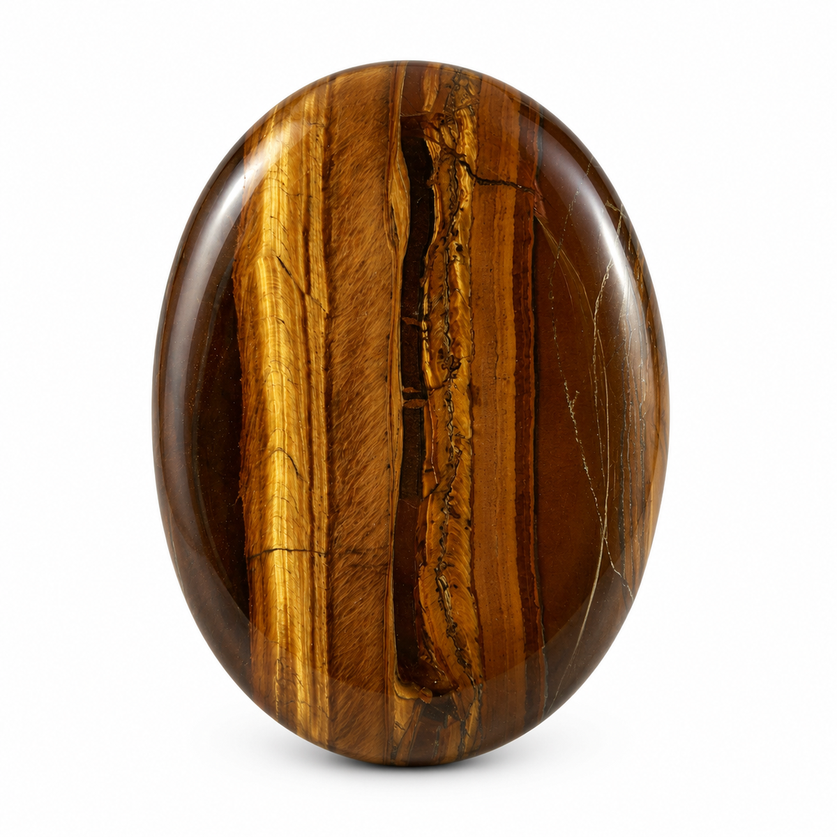 Tiger's Eye Palm Stone