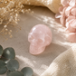 Rose Quartz Crystal Skull