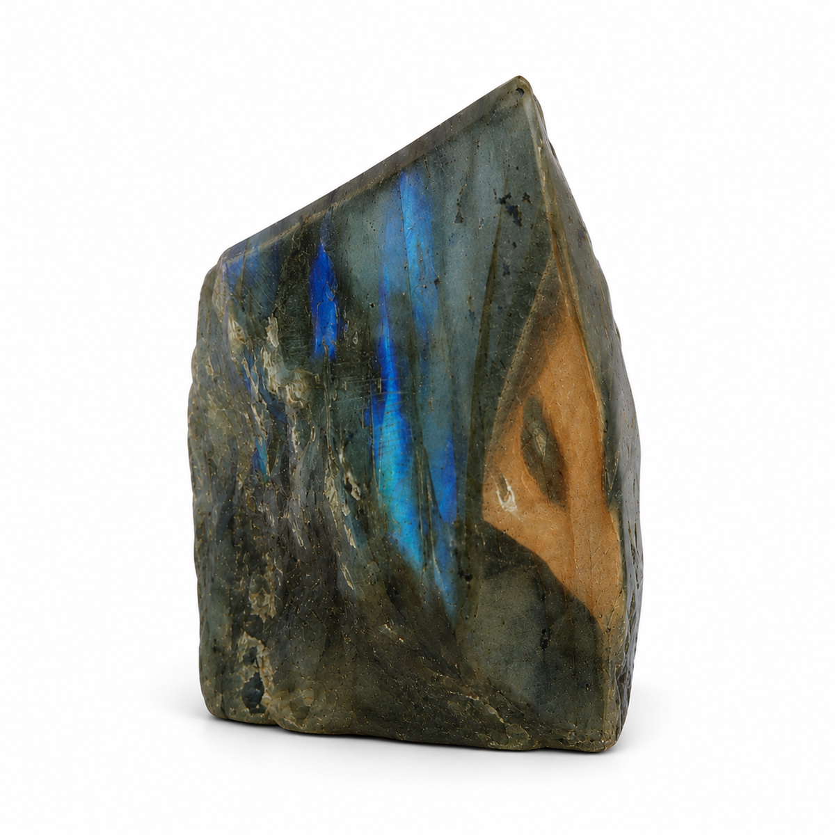 Labradorite Crystal Rough Polished Point B