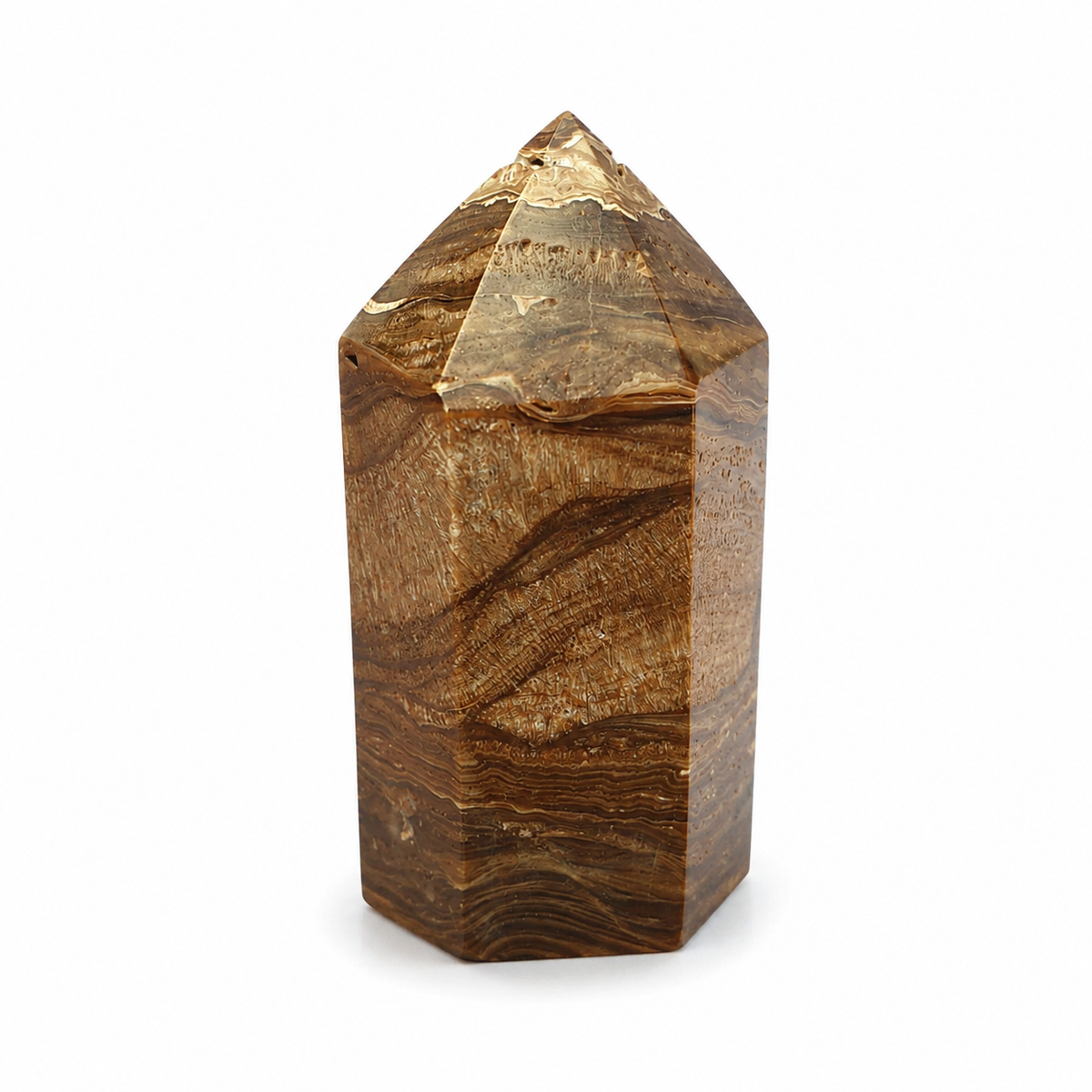 Aragonite Crystal Polished Point