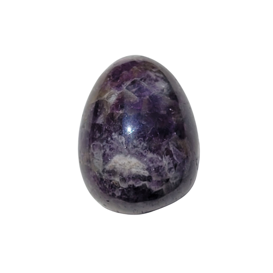 Chevron Amethyst Egg - 4.5cm