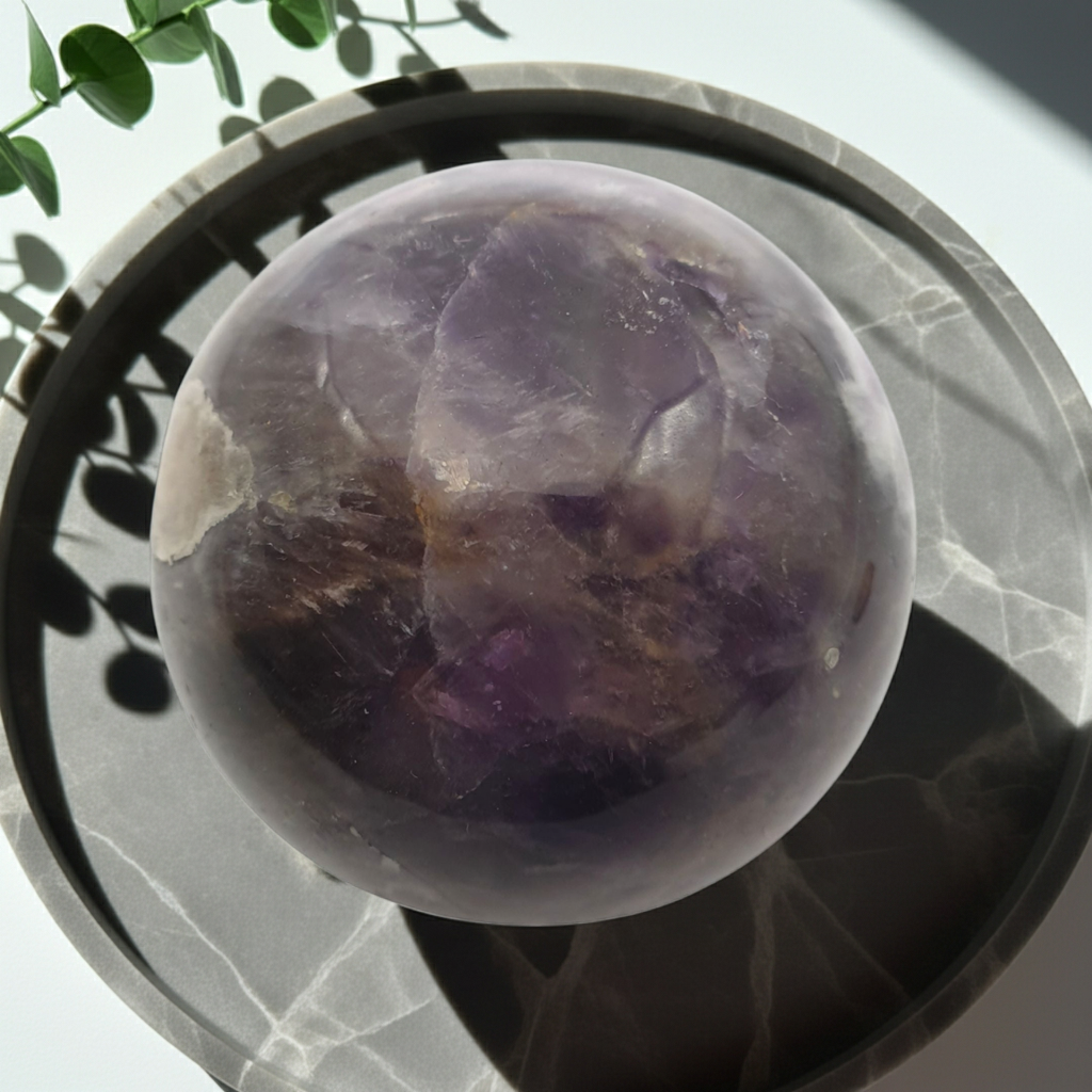 Small Amethyst Crystal Sphere