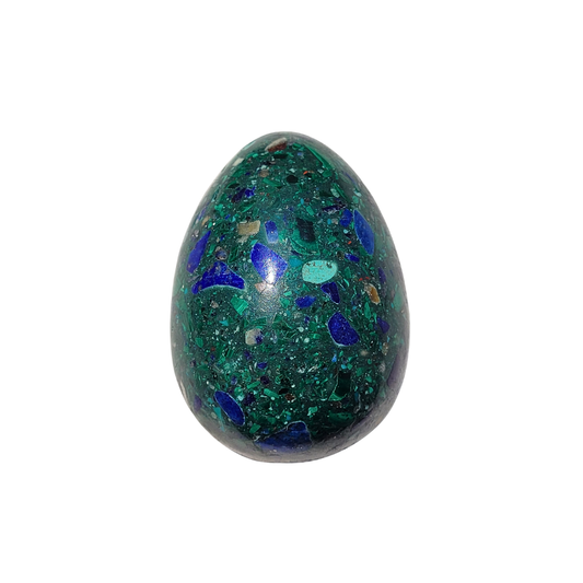 Malachite & Lapis Lazuli Egg - 4.5cm