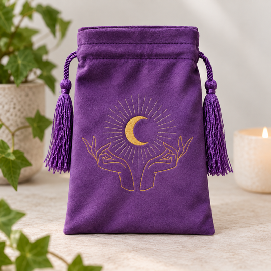 Light Purple Velvet Tarot & Oracle Bag
