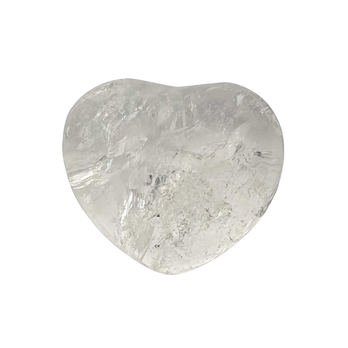 Regular Clear Quartz Crystal Heart