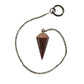Rhodonite Crystal Pendulum