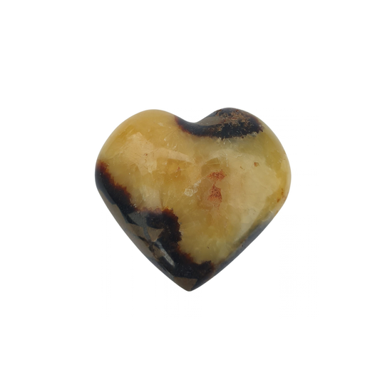 Regular Septarian Crystal Heart