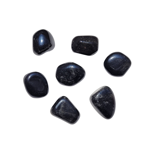 Silver Sheen Obsidian Tumble stone
