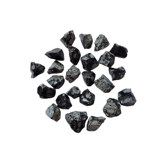 Snowflake Obsidian Rough Chips