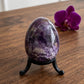 Regular Chevron Amethyst Crystal Egg