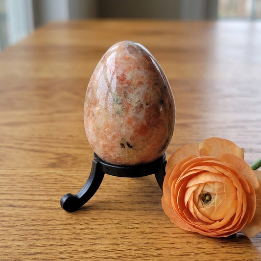 Regular Sunstone Crystal Egg