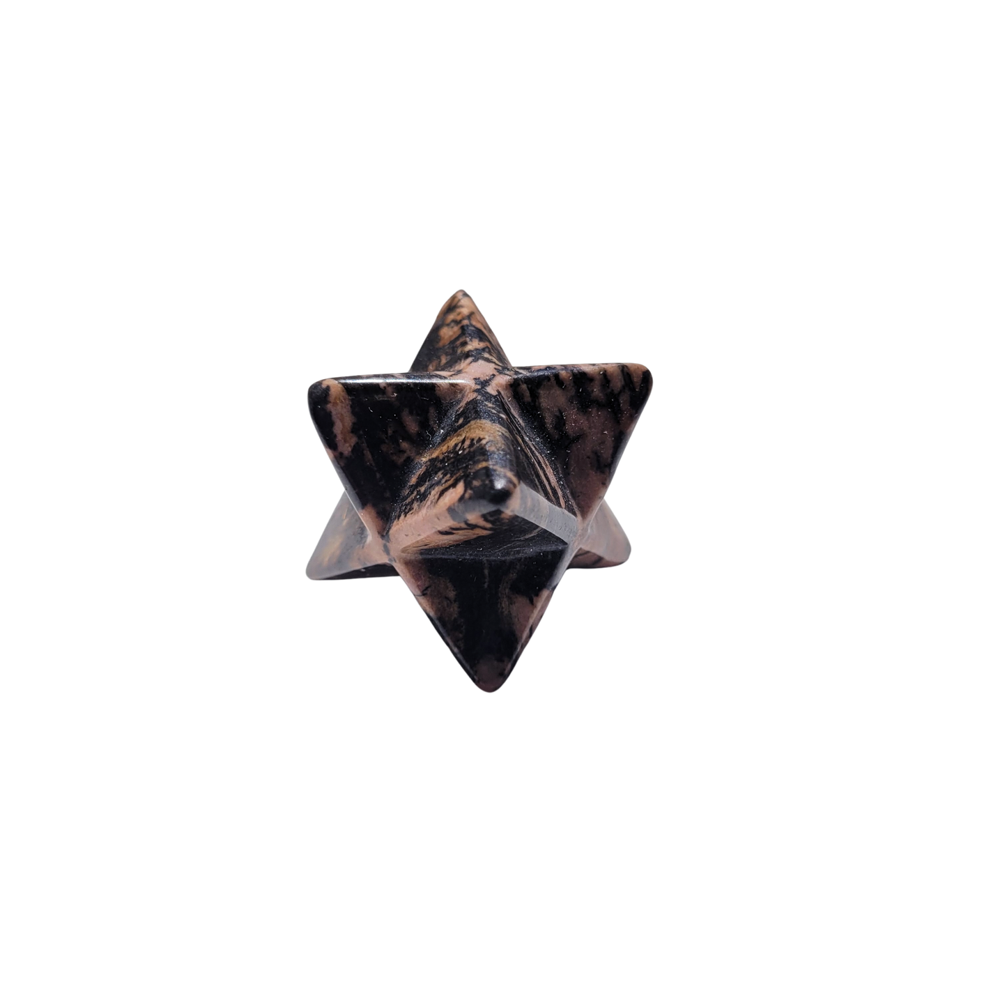 Rhodonite Merkaba Star