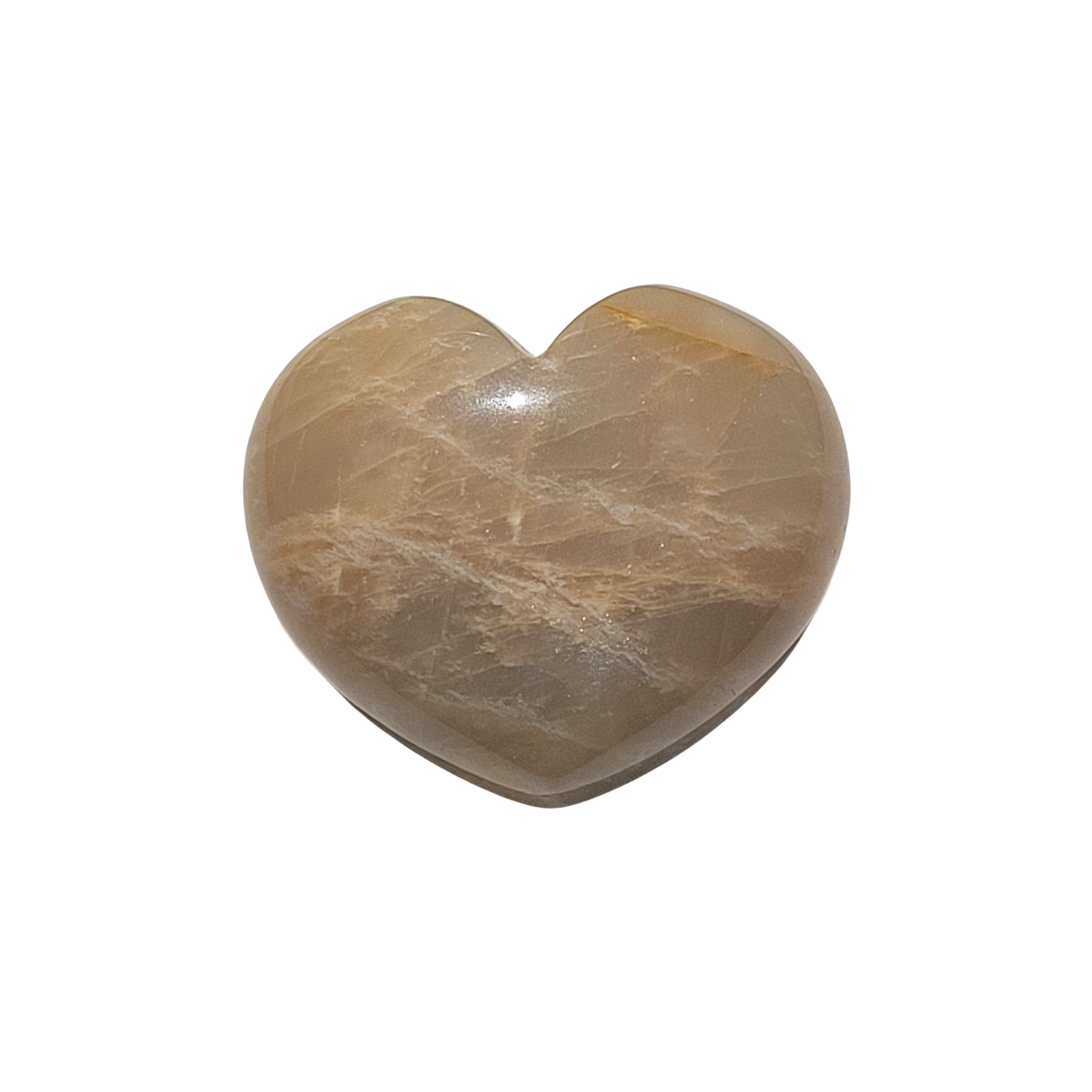 Moonstone Crystal Heart