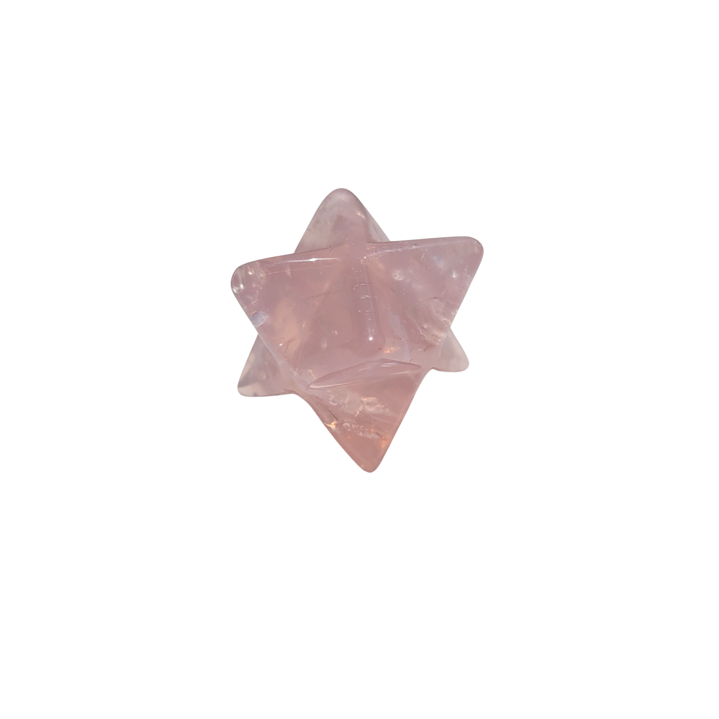 Rose Quartz Merkaba Star