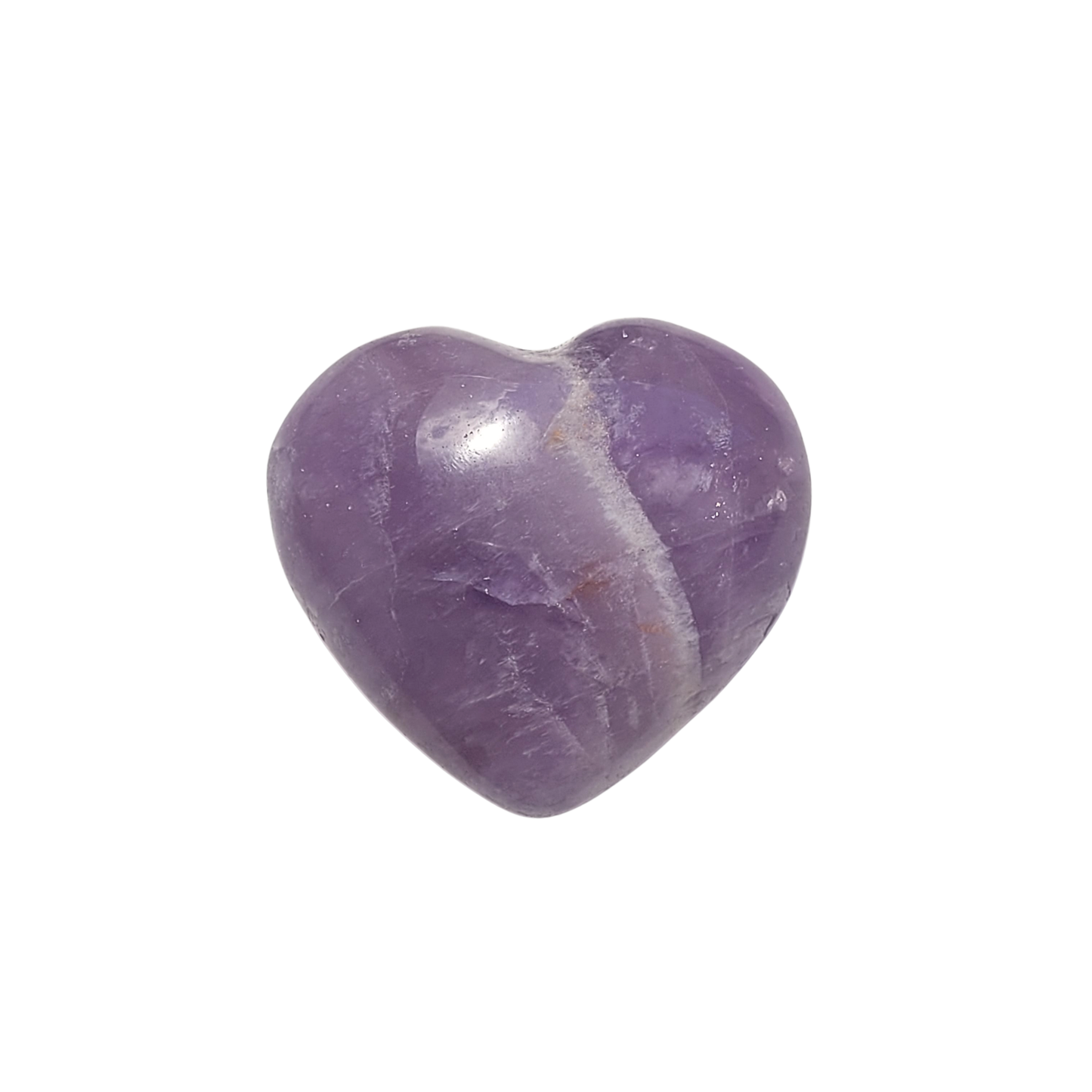 Pale Amethyst Crystal Heart
