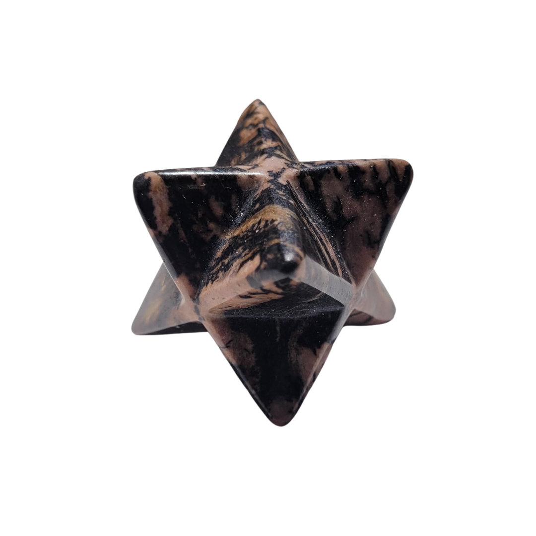 Rhodonite Merkaba Star