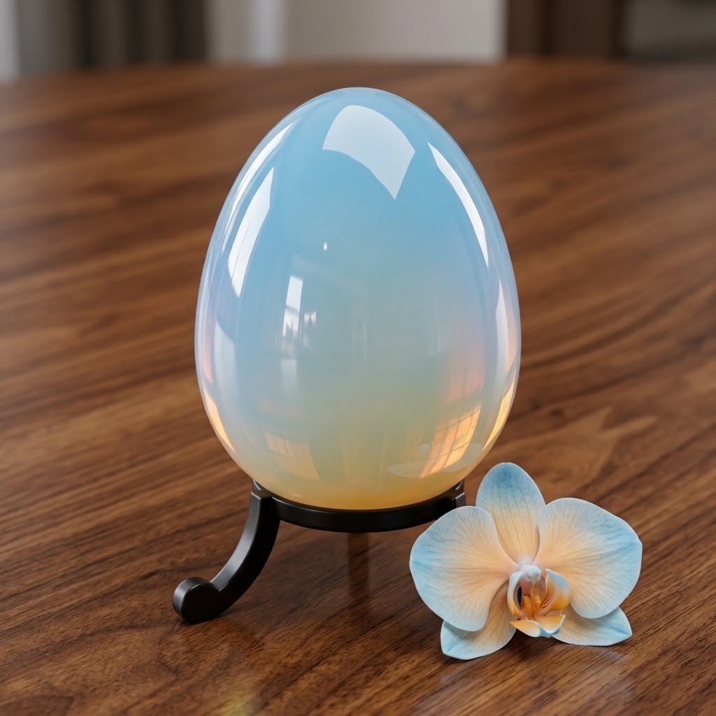 Regular Opalite Crystal Egg
