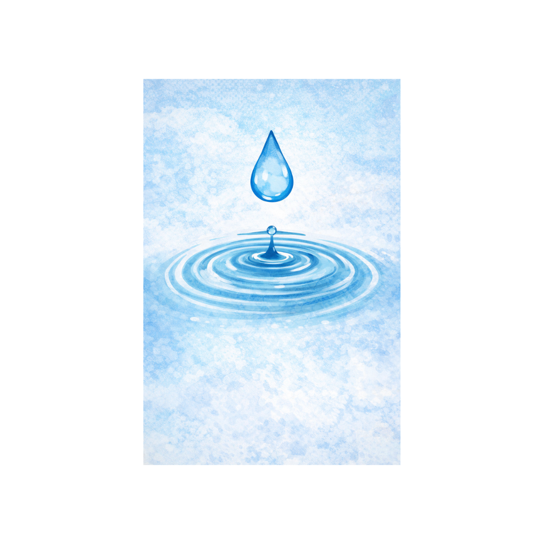 Release & Let Go – Elemental Intention Card - Water