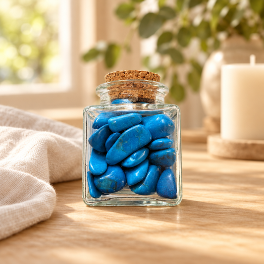 Blue Howlite jar lifestyle picture