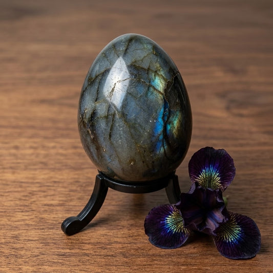 Regular Labradorite Crystal Egg