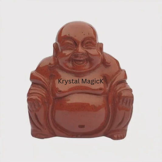 Red Jasper Crystal Buddha