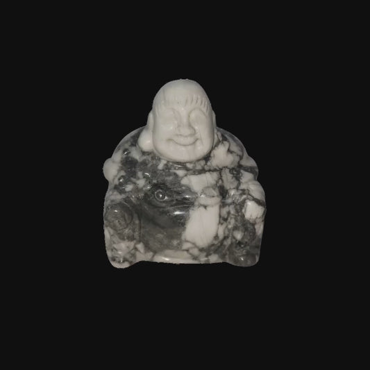 Howlite Crystal Buddha