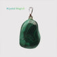 Malachite Sterling Silver Tumble Stone Pendant