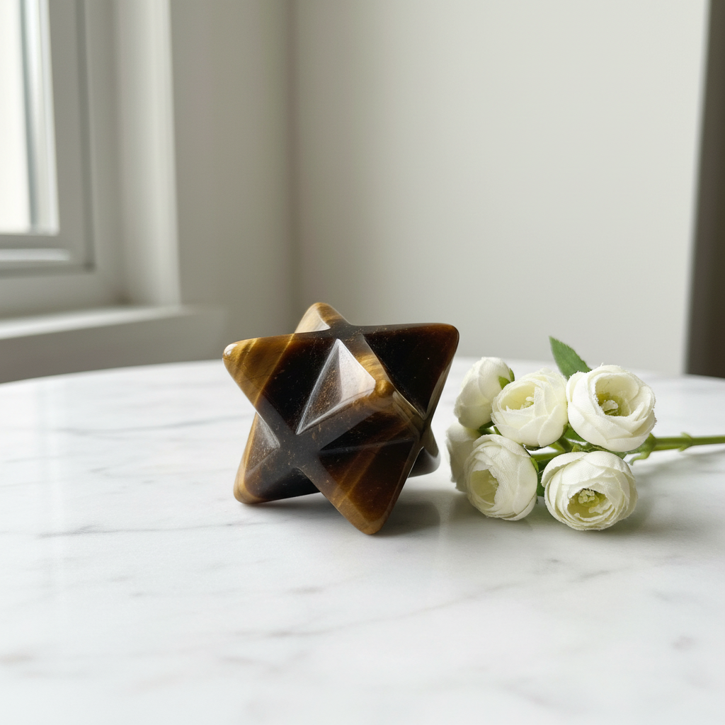 Tiger's Eye Merkaba